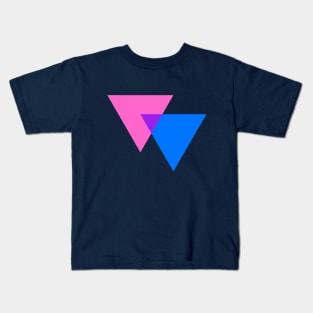 Biangles Bisexuality Symbol Kids T-Shirt